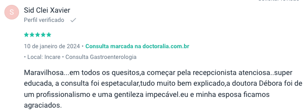 Melhor Gastroenterologista